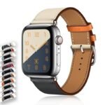 New Leather Loop Bracelet Band for Series 7 6 5 Bracelet Strap I