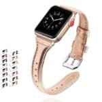 Metallic Vegan Leather Strap Series 7 6 5 4 Belt band Leather Bracelet